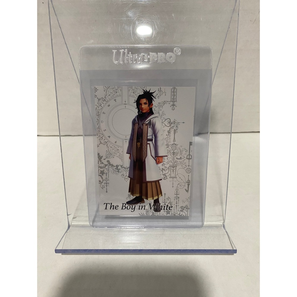 Disney Kingdom Hearts III Museum Card The Boy in White Profile Japanese